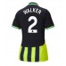 Manchester City Kyle Walker #2 Bortedrakt Dame 2024-25 Korte ermer